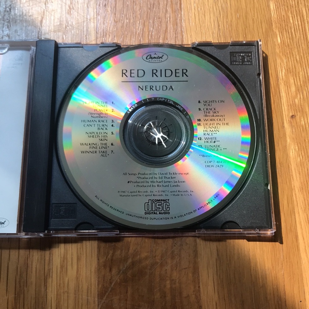 Red Rider - CD - Picture 3 of 3